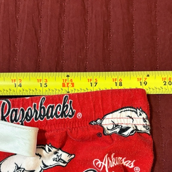 Sideline Apparel Women's Red Razorbacks Pajama Bottoms Size Large - Picture 6 of 9